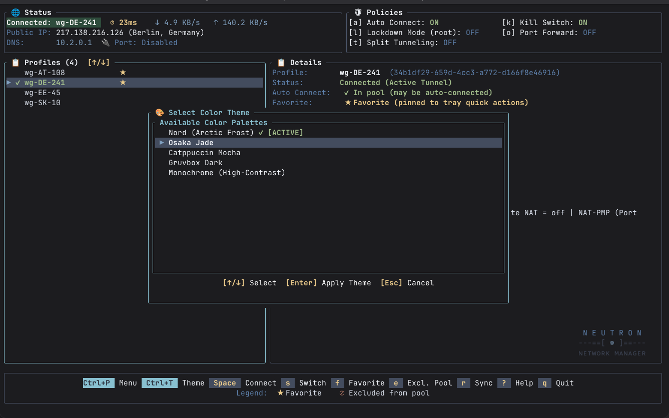 Neutron Interactive Theme Picker